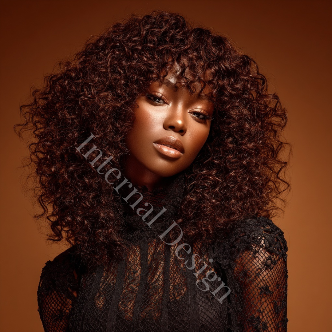 AI Hair Stock Image Bundle – Luxe Curls for Editorial Branding
