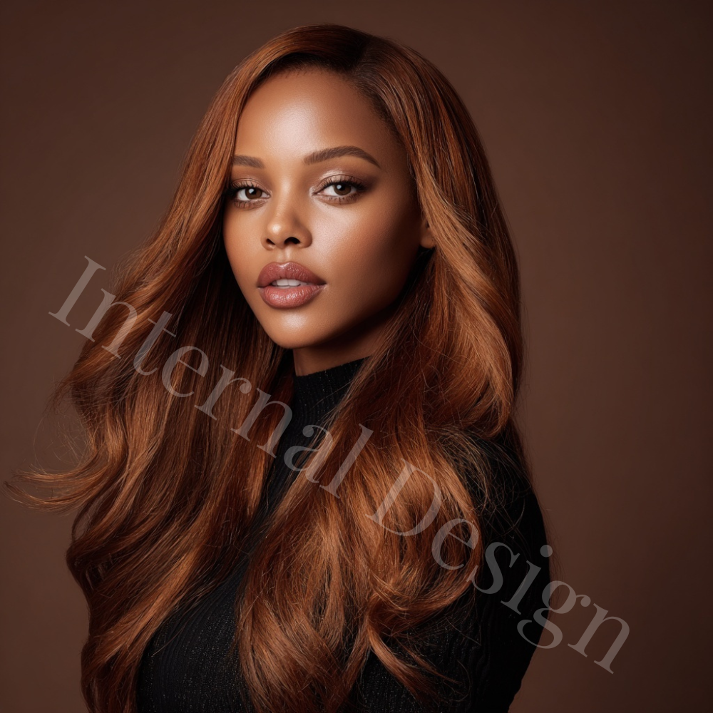 The Fall Hair Edit Stock Images | Wig & Bundle Stock Photos | Beauty Brand Content | AI Stock Photography | Digital Download