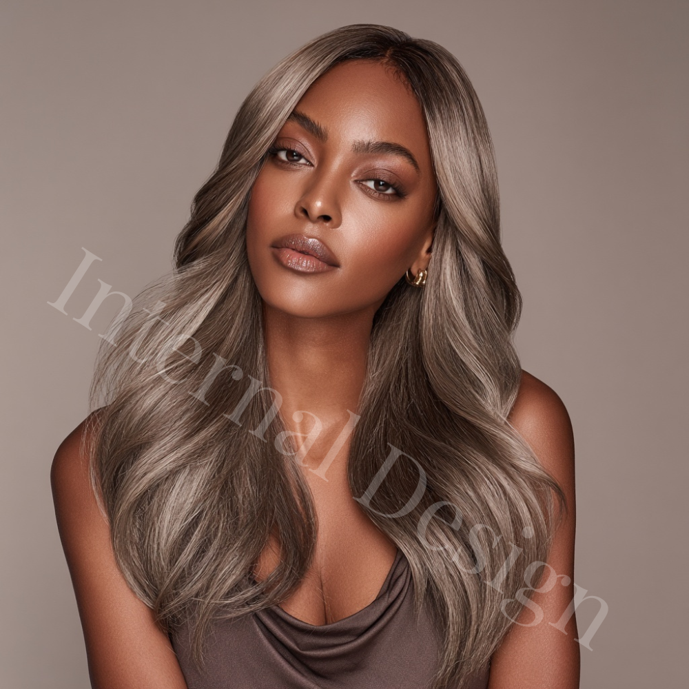 The Fall Hair Edit Stock Images | Wig & Bundle Stock Photos | Beauty Brand Content | AI Stock Photography | Digital Download