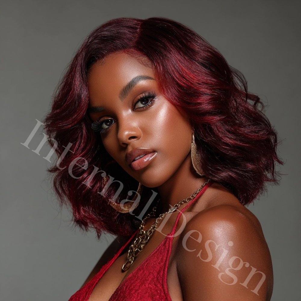 The Fall Hair Edit Stock Images | Wig & Bundle Stock Photos | Beauty Brand Content | AI Stock Photography | Digital Download
