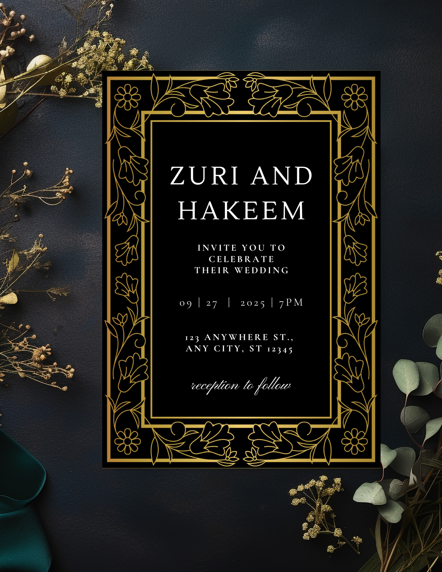 Custom Event Flyers & Invitations – Luxe & Editorial Design