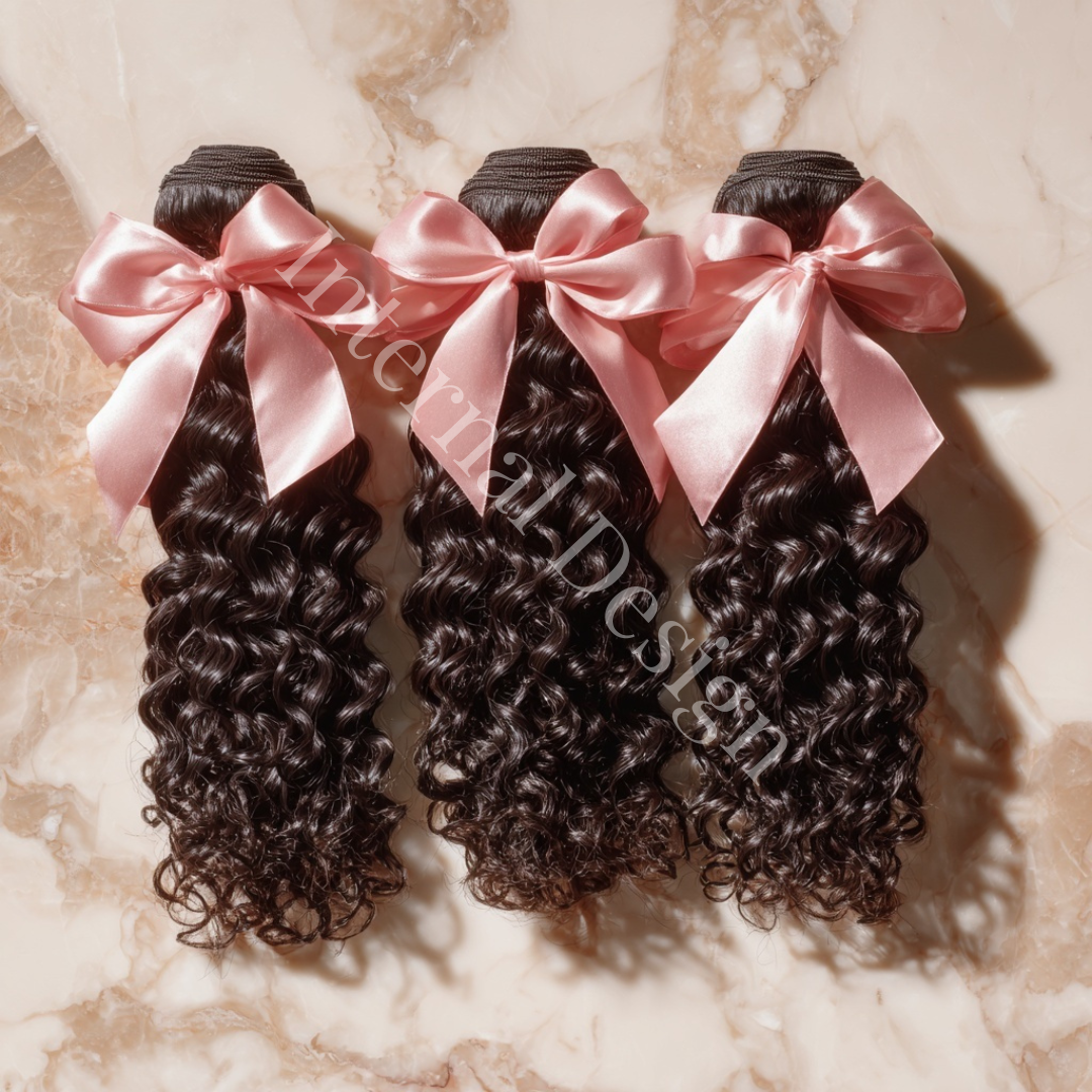AI Hair Stock Image Bundle – Luxe Curls for Editorial Branding