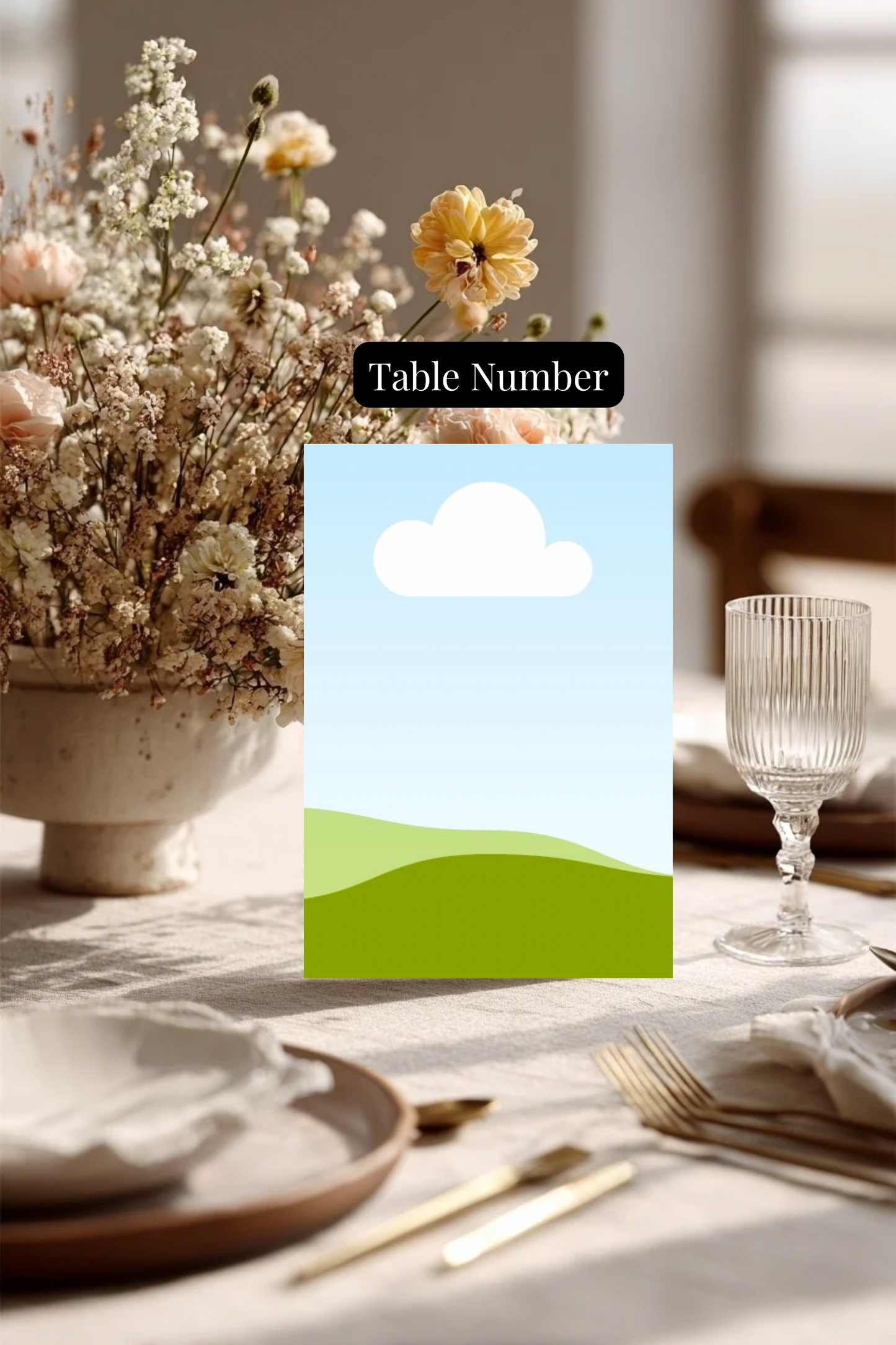 Wedding Mockup Bundle | Canva-Ready Invitations, Menus, Table Numbers, Place Cards, Editable Templates