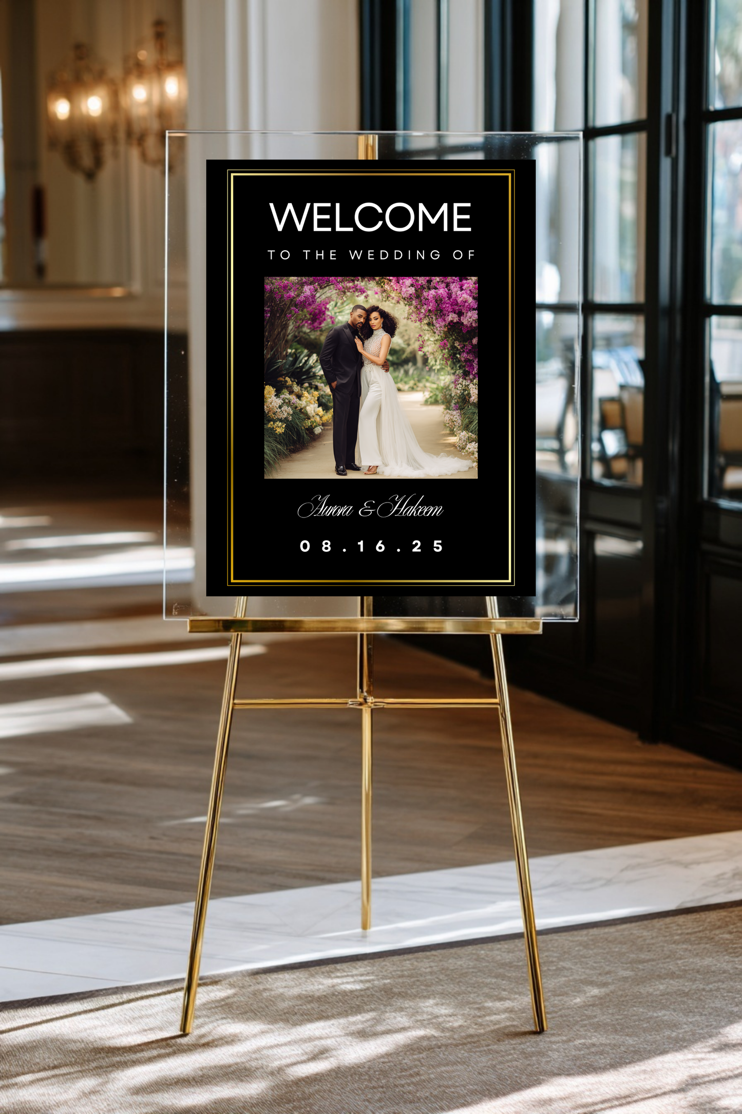 Luxury Wedding Mockup Bundle for Canva | Invitation, Menu, Table Card, and Signage Mockups