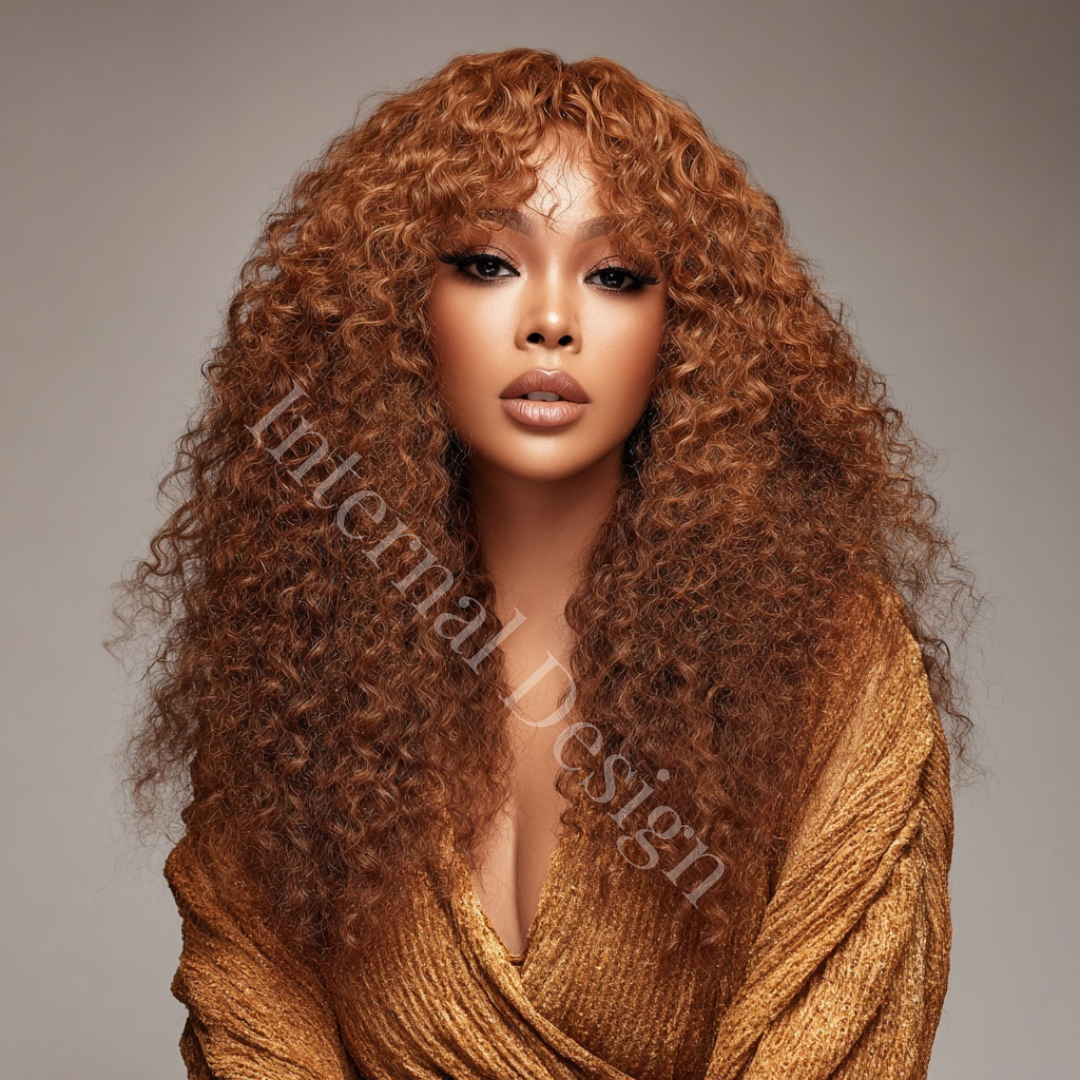 AI Hair Stock Image Bundle – Luxe Curls for Editorial Branding