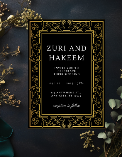 Custom Event Flyers & Invitations – Luxe & Editorial Design