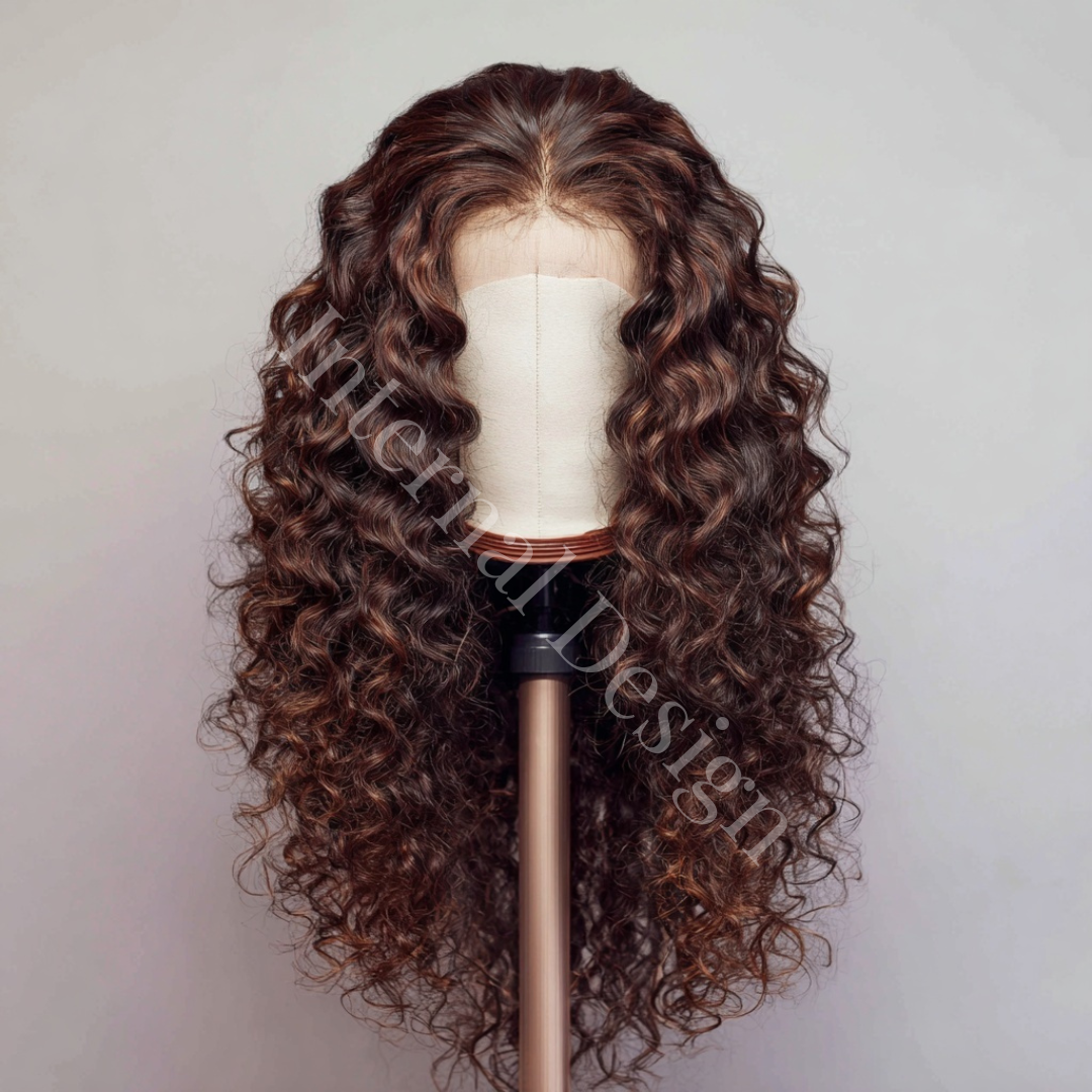 AI Hair Stock Image Bundle – Luxe Curls for Editorial Branding