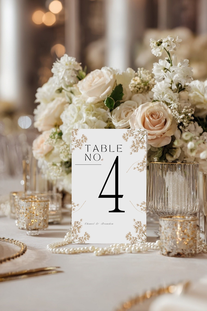 Luxury Wedding Mockup Bundle for Canva | Invitation, Menu, Table Card, and Signage Mockups