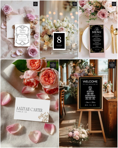 The Aisle Edit: Wedding Stationary Essentials Mockup Kits