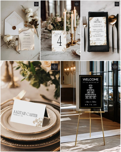 The Aisle Edit: Wedding Stationary Essentials Mockup Kits