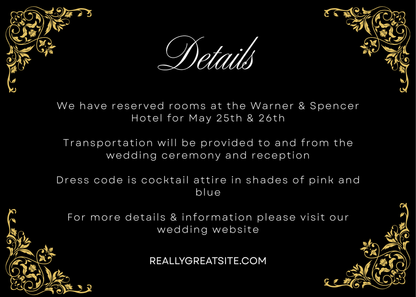 Custom Wedding Invitation Suites – Luxe Bridal Design