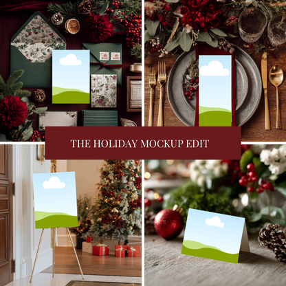 The Holiday Mockup Edit