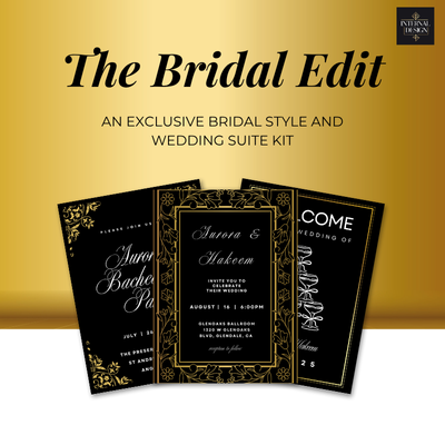 The Bridal Edit: A Customizable Wedding Suite Kit