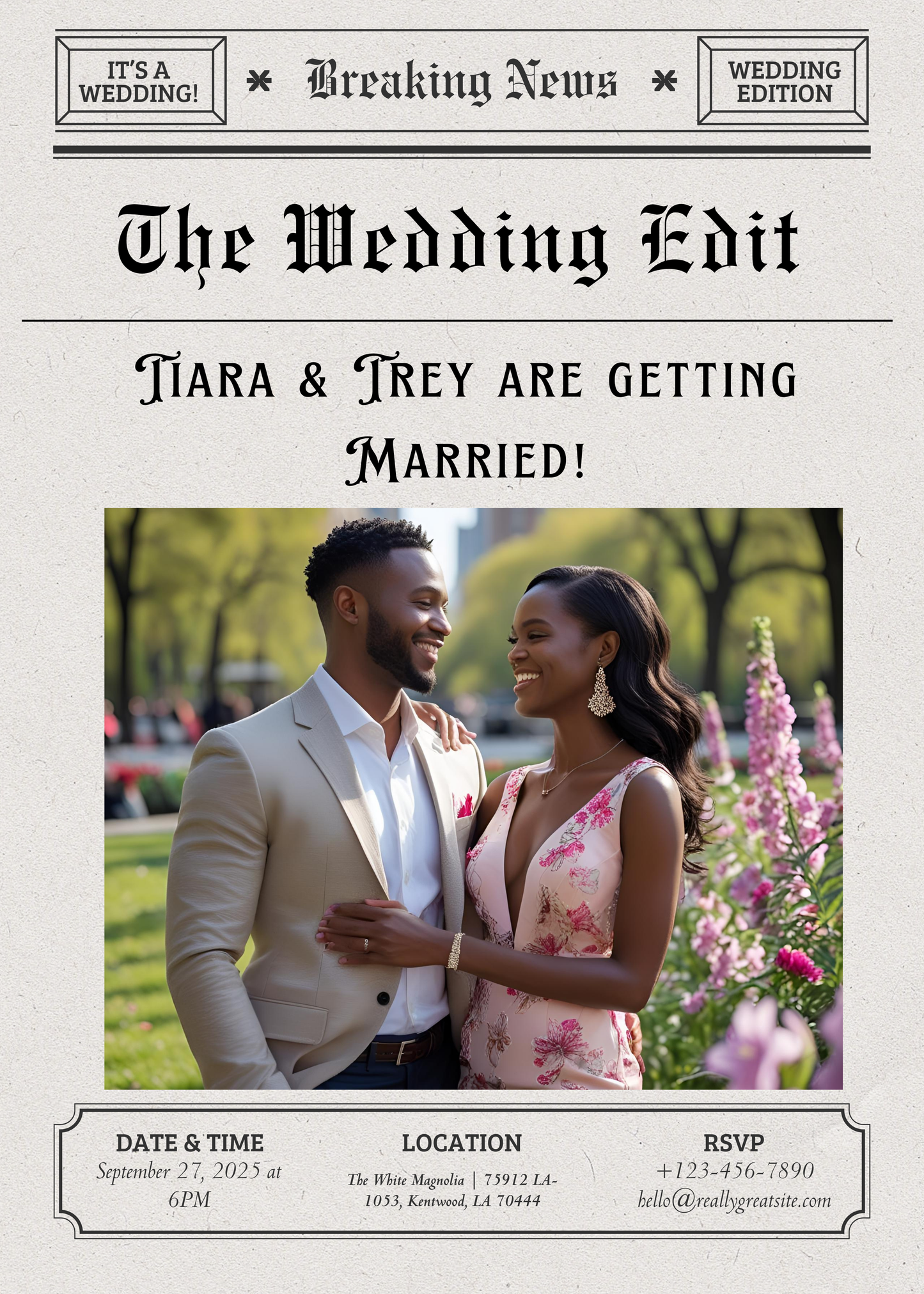 Custom Event Flyers & Invitations – Luxe & Editorial Design