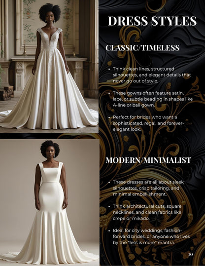The Bridal Aesthetic Playbook |Modern Bride Handbook: Master your Wedding Style with this Digital Guide