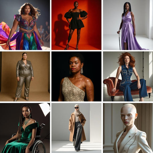 Fashion Stock Images | Diverse Editorial AI Model Collection | Transparent PNGs + Moodboard Cards | Fashion Stock Images for Creatives