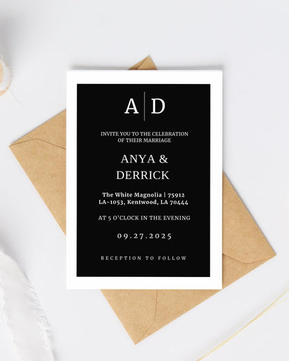 18 Editable Wedding Invitation Templates | Canva Wedding Invite Bundle | Printable DIY Wedding Suite | Modern, Floral, Vintage & Glam Themes